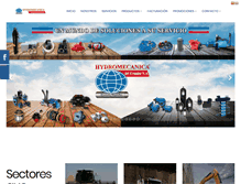 Tablet Screenshot of hydromecanica.com